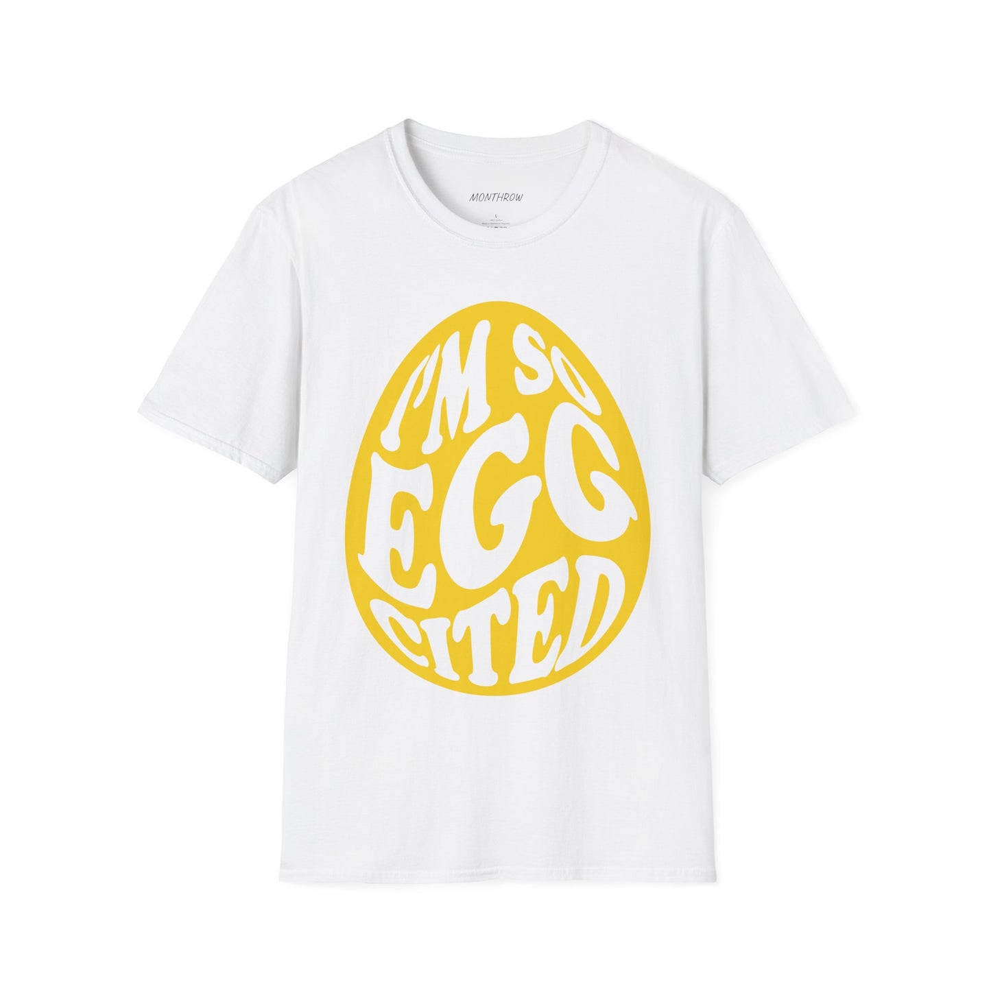 Unisex Softstyle T-Shirt egg cited Men Women casual summer easter spring