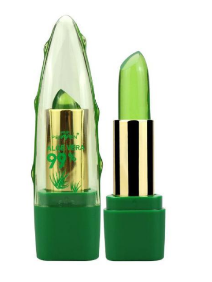 Aloe Vera Gel Color Changing Lipstick Gloss  Moisturizer Anti-drying Desalination Fine-grain Lip Blam Care