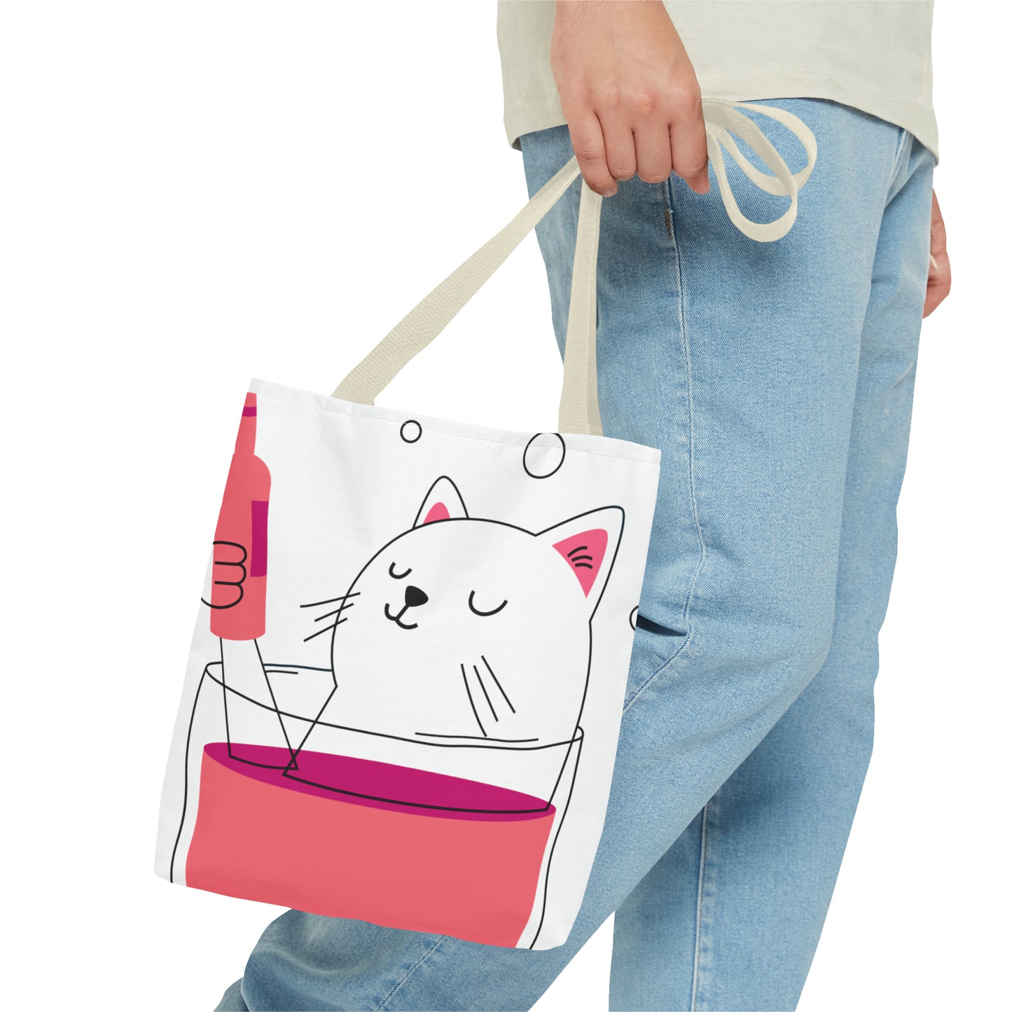 Kitty Getting Tipsy Everyday Bag