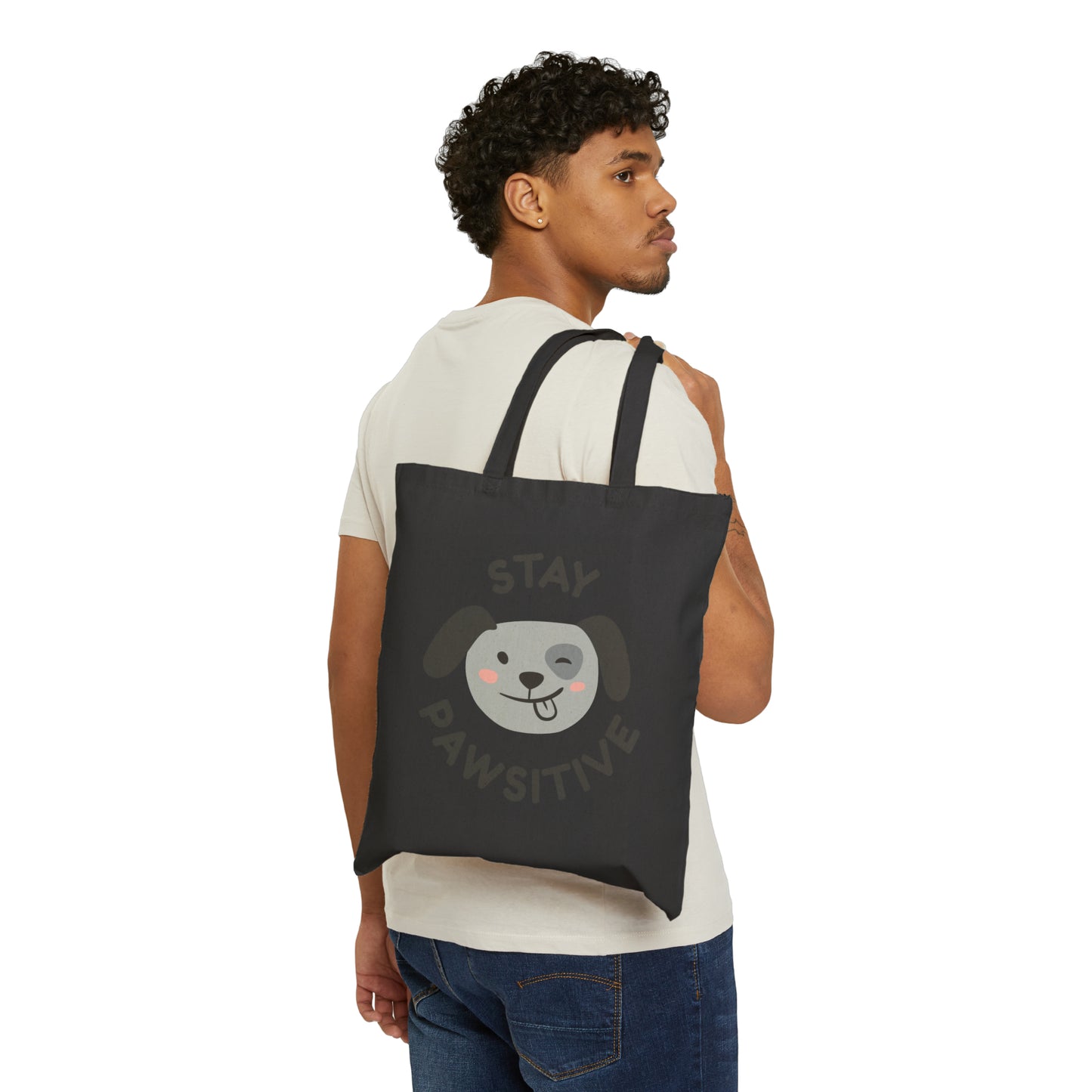 Stay Pawsitive Tote Bag