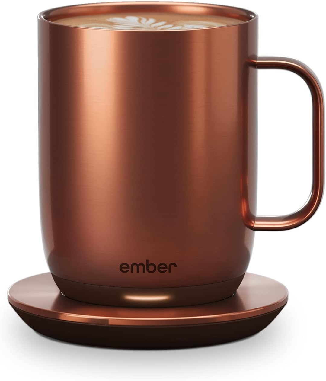 Ember Temperature Control Smart Mug 2, 10 Oz, App-Controlled Heated Coffee Mug with 80 Min Battery Life and Improved Design, Rose Gold