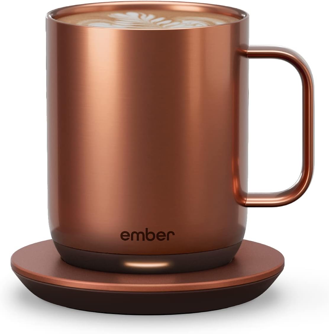 Ember Temperature Control Smart Mug 2, 10 Oz, App-Controlled Heated Coffee Mug with 80 Min Battery Life and Improved Design, Rose Gold