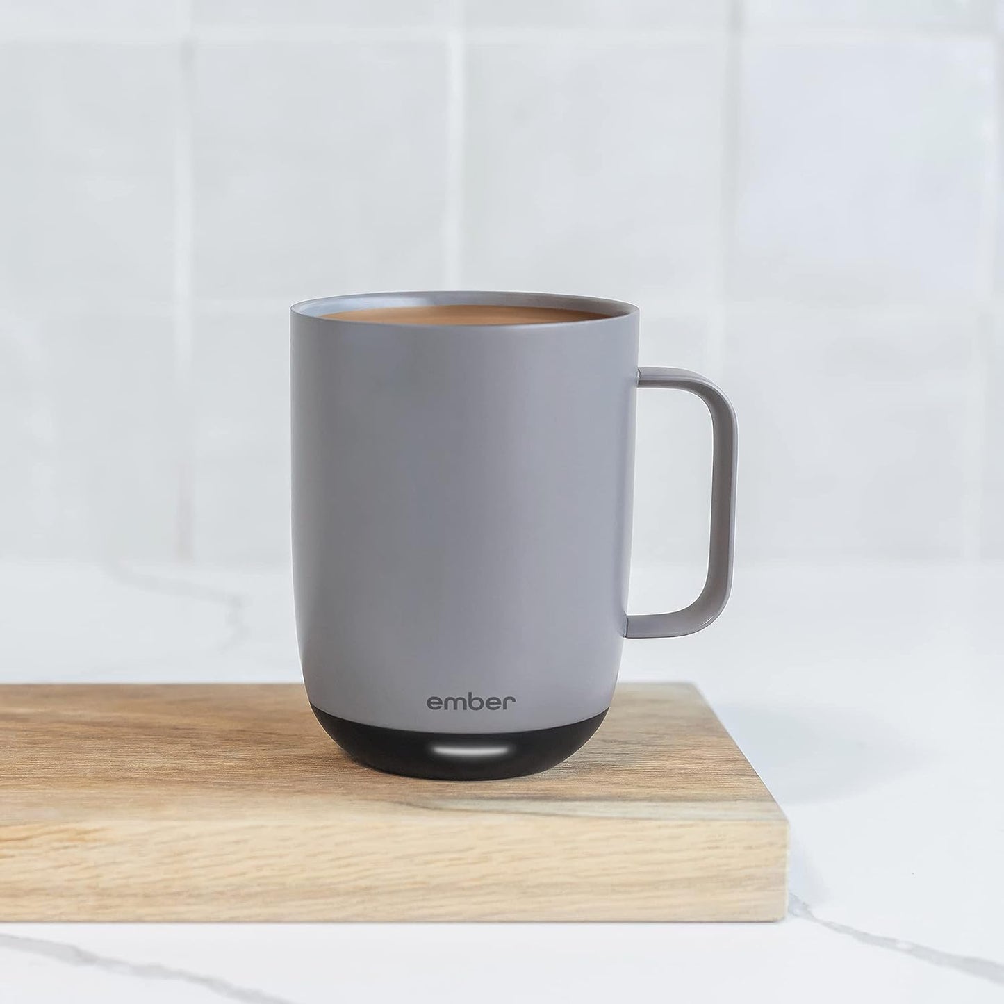 Ember Temperature Control Smart Mug 2, 10 Oz, App-Controlled Heated Coffee Mug with 80 Min Battery Life and Improved Design, Rose Gold