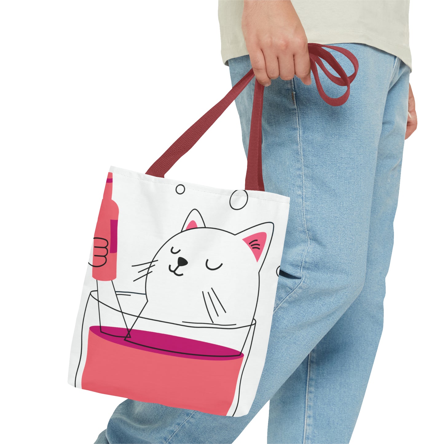 Kitty Getting Tipsy Everyday Bag